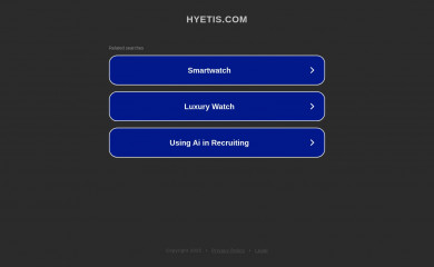 hyetis.com screenshot