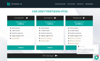 hysingar.is screenshot