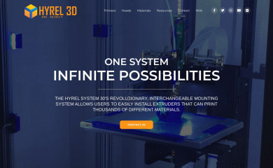 hyrel3d.com screenshot