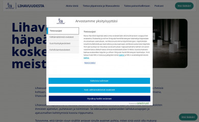 hyvastihapea.fi screenshot