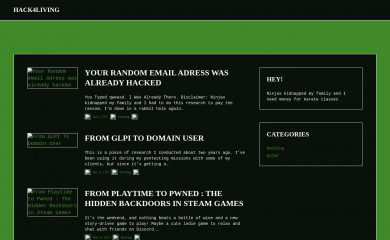 hack4living.com screenshot