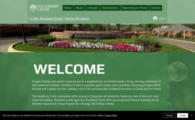 hackberrycreek.com screenshot