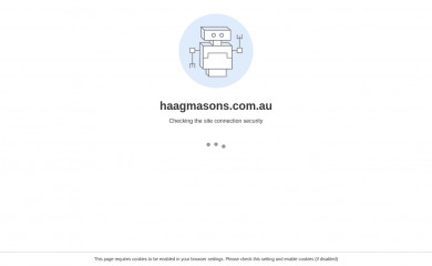 haagmasons.com.au screenshot