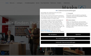haake-grundbesitz.de screenshot
