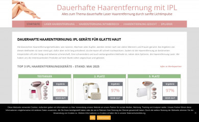 haarentfernung-ratgeber.net screenshot