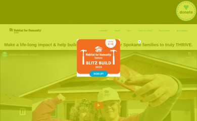 habitat-spokane.org screenshot