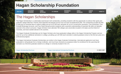 haganscholarships.org screenshot