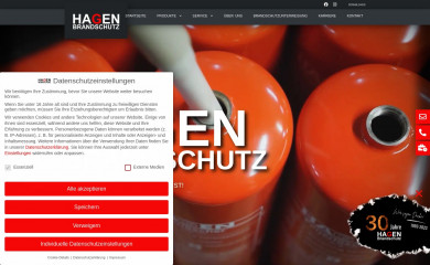 hagen-brandschutz.de screenshot
