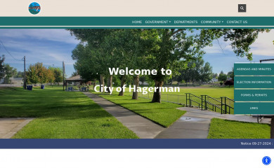 hagermanidaho.us screenshot