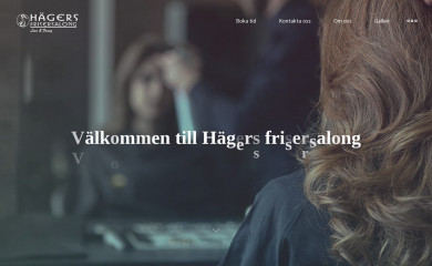 hagersfrisersalong.se screenshot