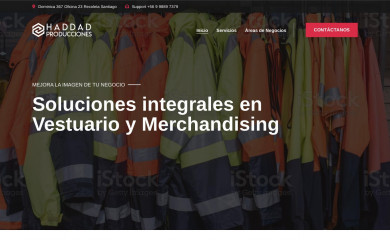 haddadproducciones.cl screenshot