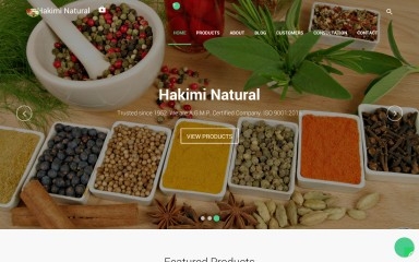 hakiminaturals.com screenshot