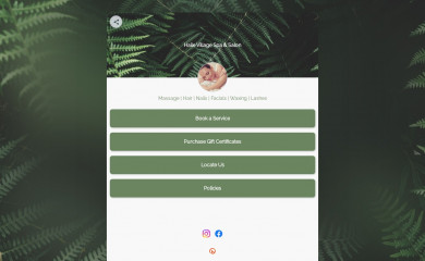 hailesalon.com screenshot