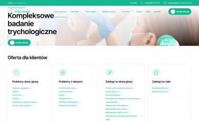 hair-med.com.pl screenshot