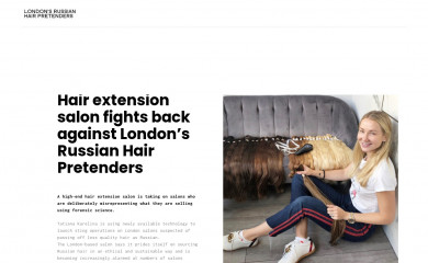 hairextensionslondon.co.uk screenshot