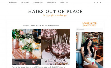 hairsoutofplace.com screenshot
