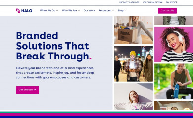 halo.com screenshot