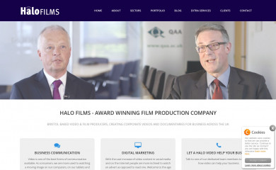 halofilms.co.uk screenshot