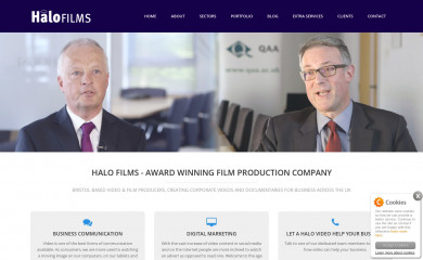 halofilms.co.uk screenshot