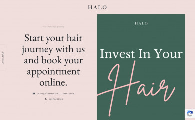 halohairstudios.co.uk screenshot