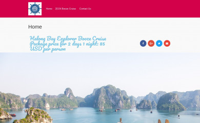 halongbayboozecruise.com screenshot