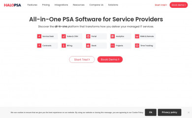 halopsa.com screenshot