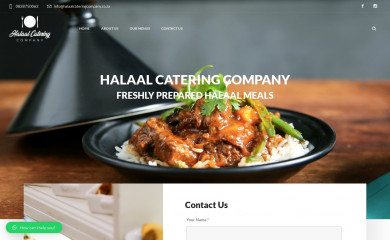 halaalcateringcompany.co.za screenshot