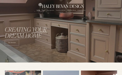 haleybevan.co.uk screenshot