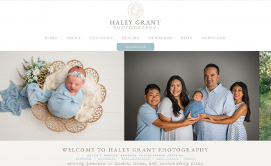 haleygrantphotography.com screenshot