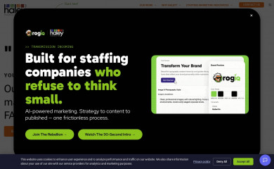 https://www.haleymarketing.com screenshot