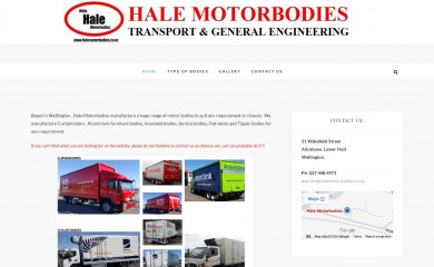 halemotorbodies.co.nz screenshot