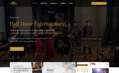 halfmusicentertainment.com screenshot
