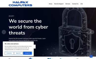 halifaxcomputers.co.uk screenshot