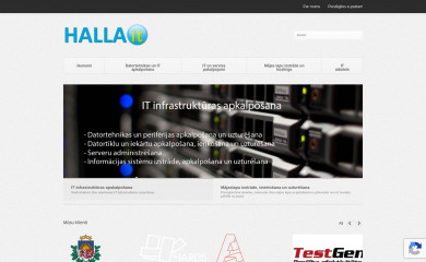 halla.lv screenshot