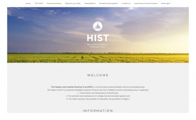 hallatontrust.org.uk screenshot
