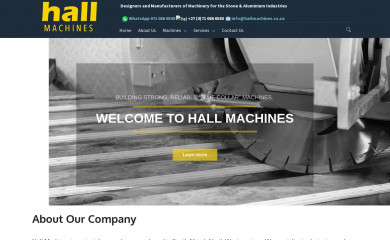 hallmachines.co.za screenshot
