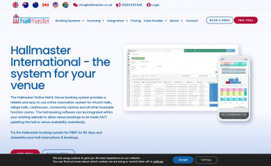 hallmaster.com screenshot