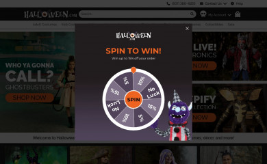 halloween.com screenshot