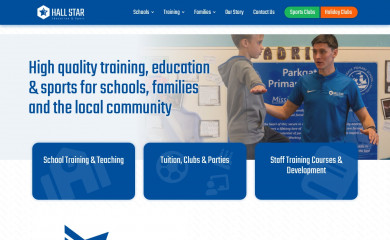 hallstareducation.co.uk screenshot