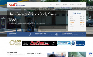 halsautobody.com screenshot