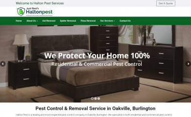 haltonpest.ca screenshot
