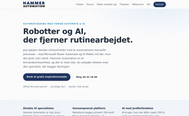 hammerautomation.com screenshot