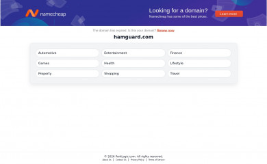 hamguard.com screenshot