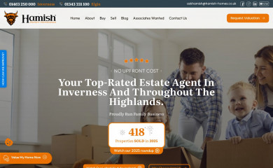 hamish-homes.co.uk screenshot