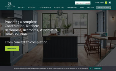 hamptonhomesholdings.co.uk screenshot