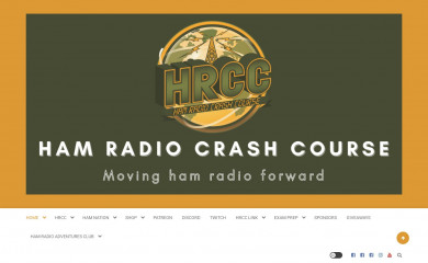 hamradiocrashcourse.com screenshot