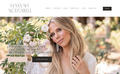 hannahmcdonnell.com screenshot