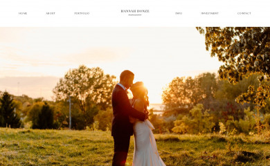 hannahdonzephotography.com screenshot