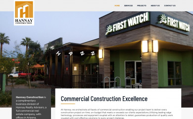 hannayconstruction.com screenshot
