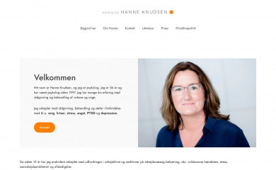 hanneknudsen.dk screenshot